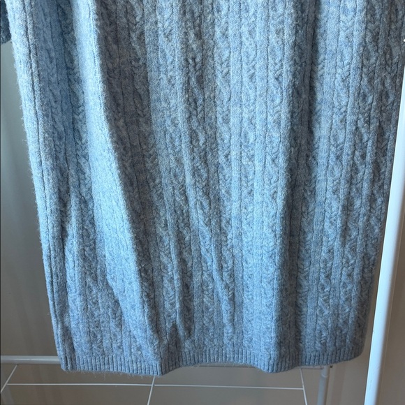 Future Collective Gray Knit Cropped Sweater + Skirt Set - Picture 7 of 8